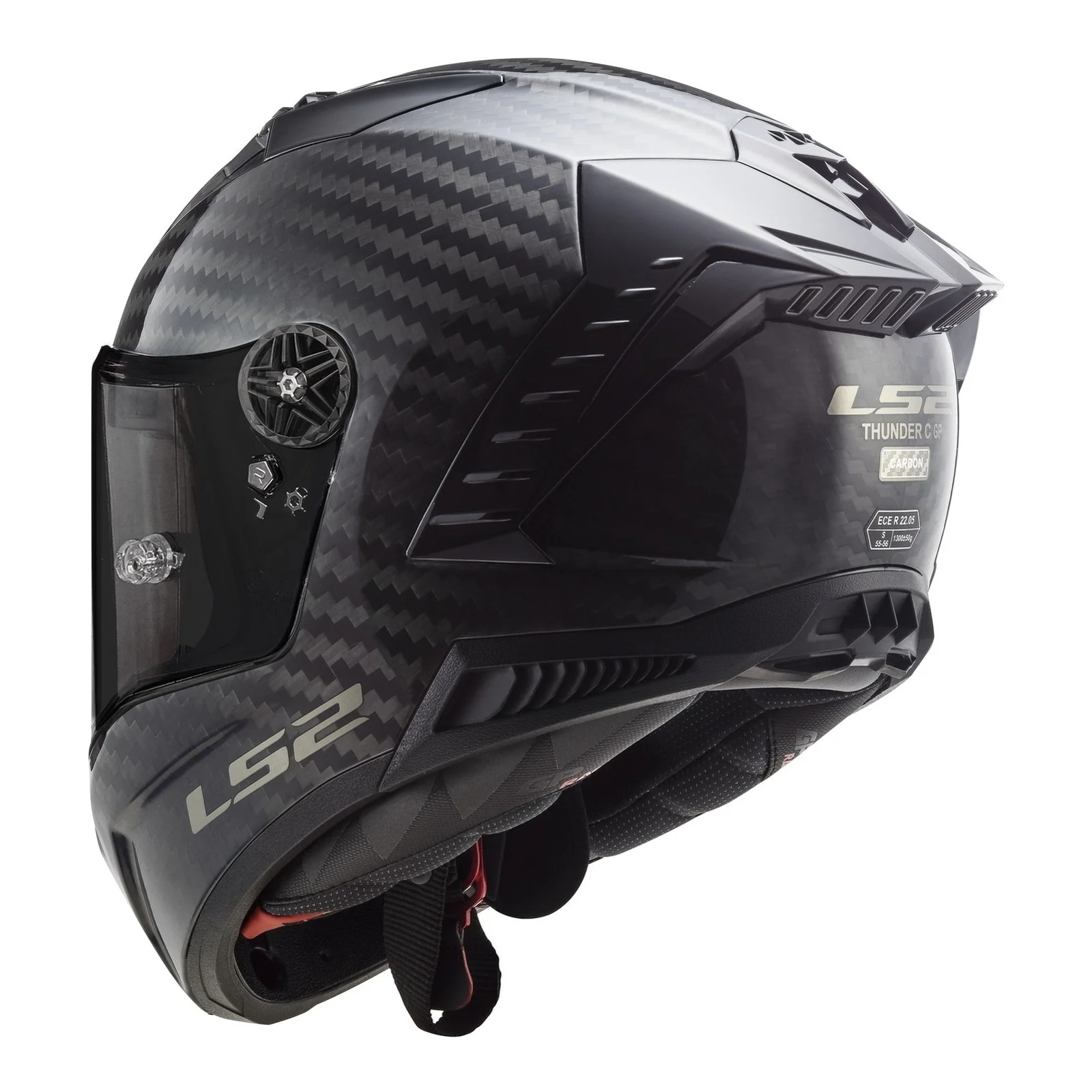 LS2 FF805C Thunder Carbon Helmets - Carbon 06 - Image 3
