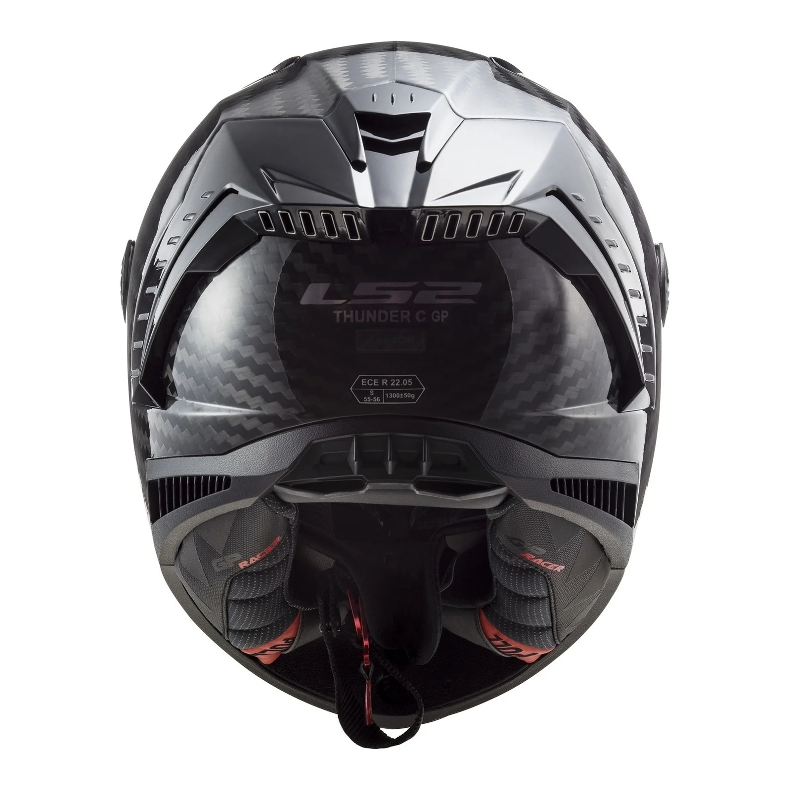 LS2 FF805C Thunder Carbon Helmets - Carbon 06 - Image 4