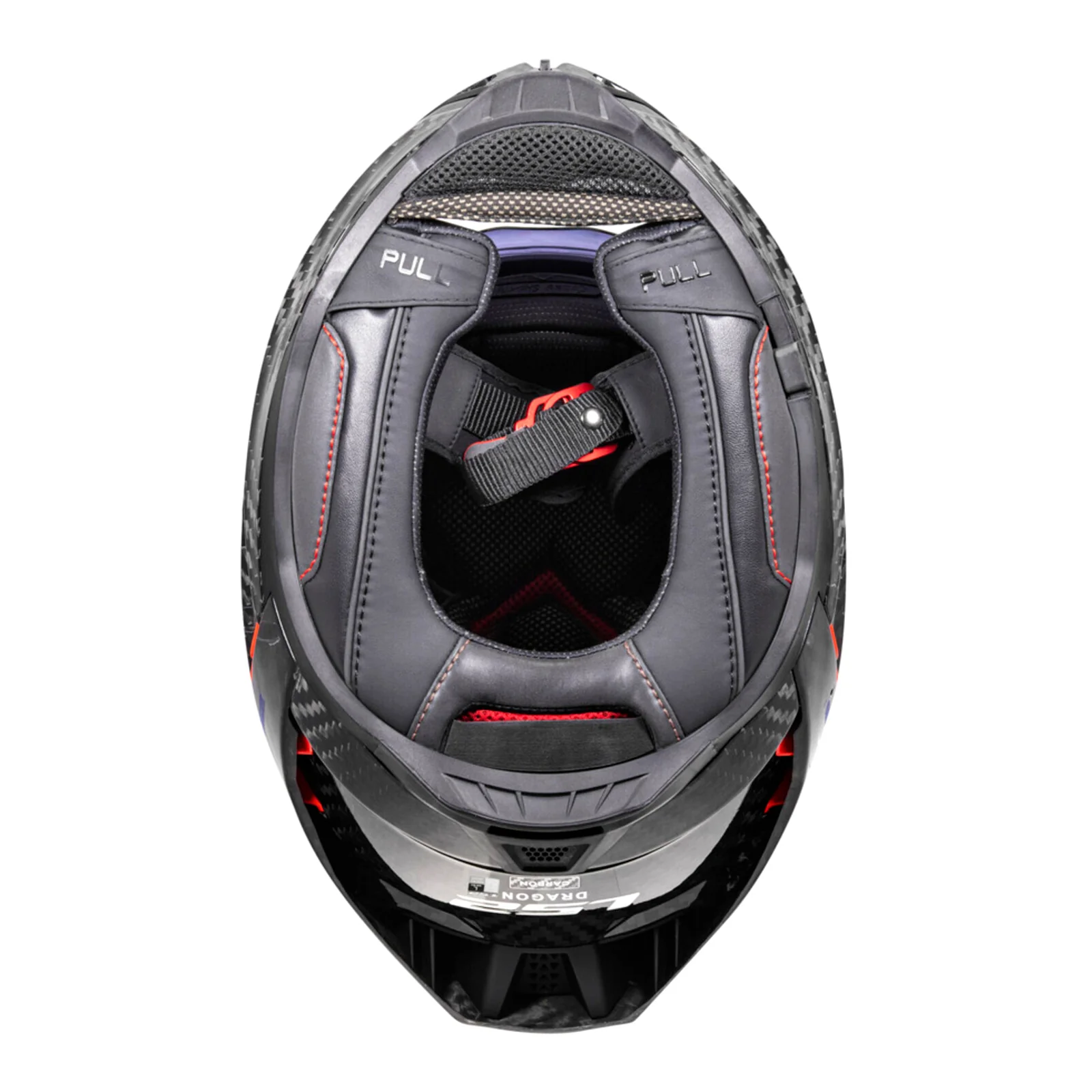 LS2 FF807 Dragon Helmet - Matte Carbon 06 - Image 7