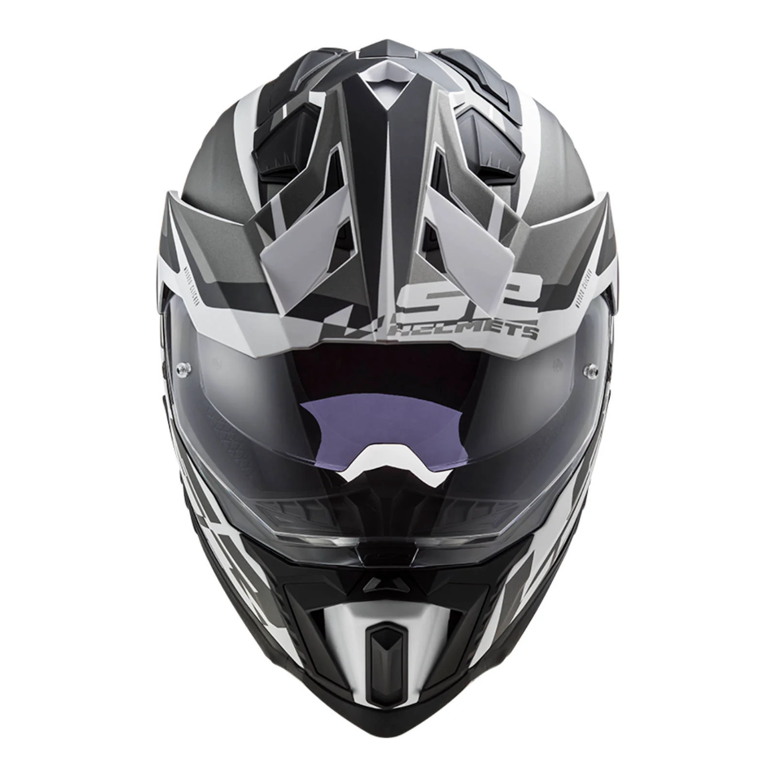 LS2 MX701 Explorer Alter HPFC Helmet - Matte Black / White 06 - Image 3