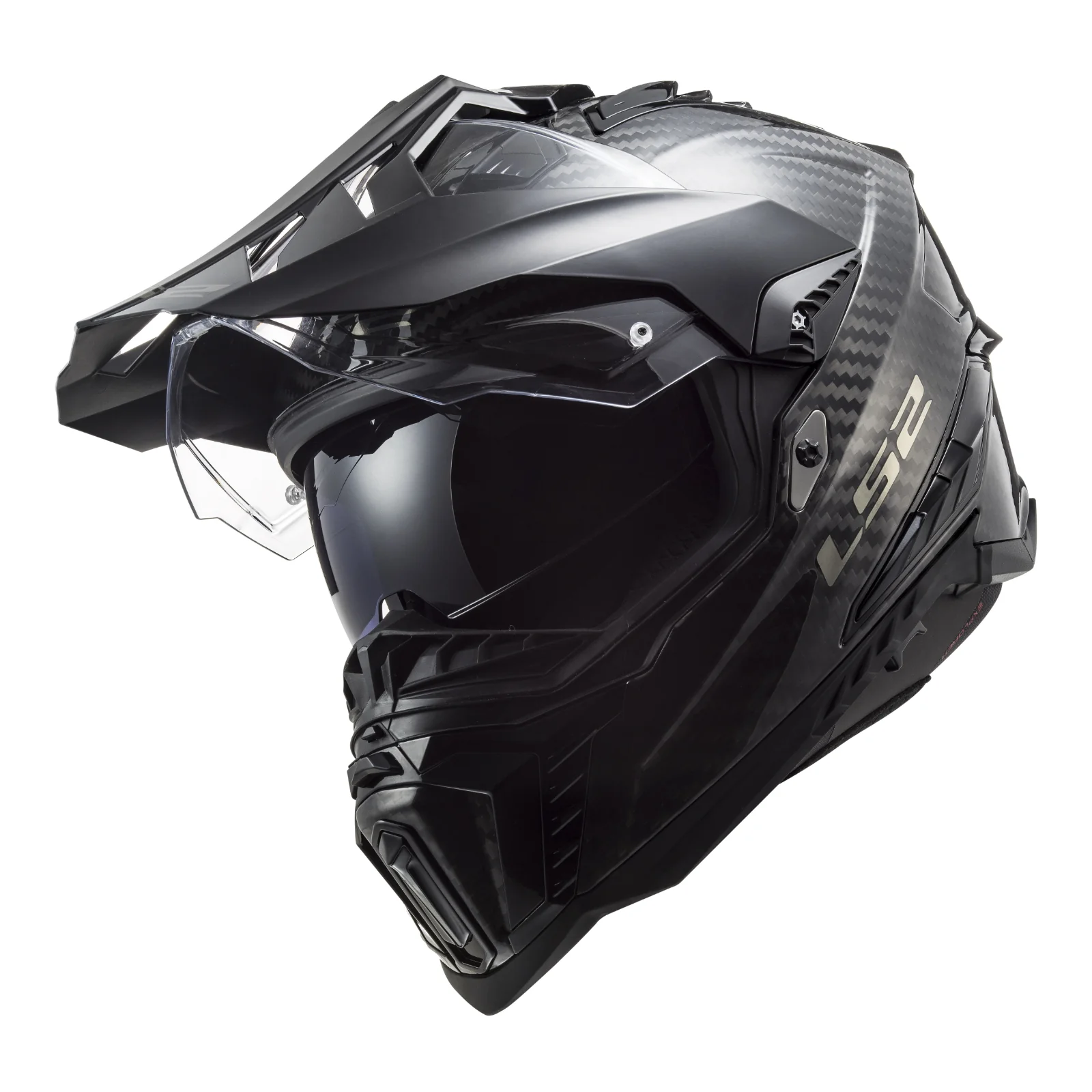 LS2 MX701 Explorer Carbon Helmet - Gloss Carbon - Image 8