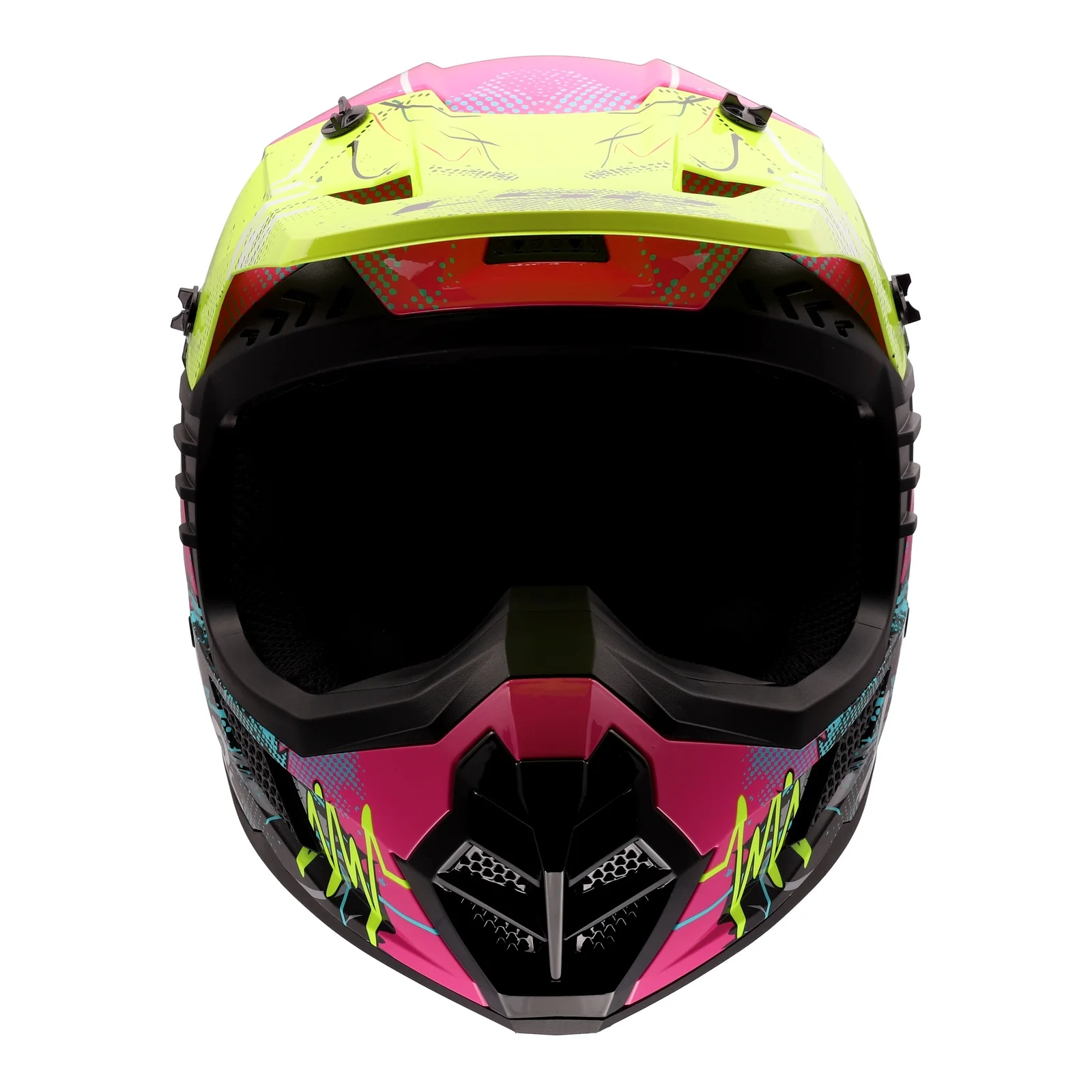 LS2 MX706J COZ Gorilla Junior Helmet - Gloss Purple - Image 4