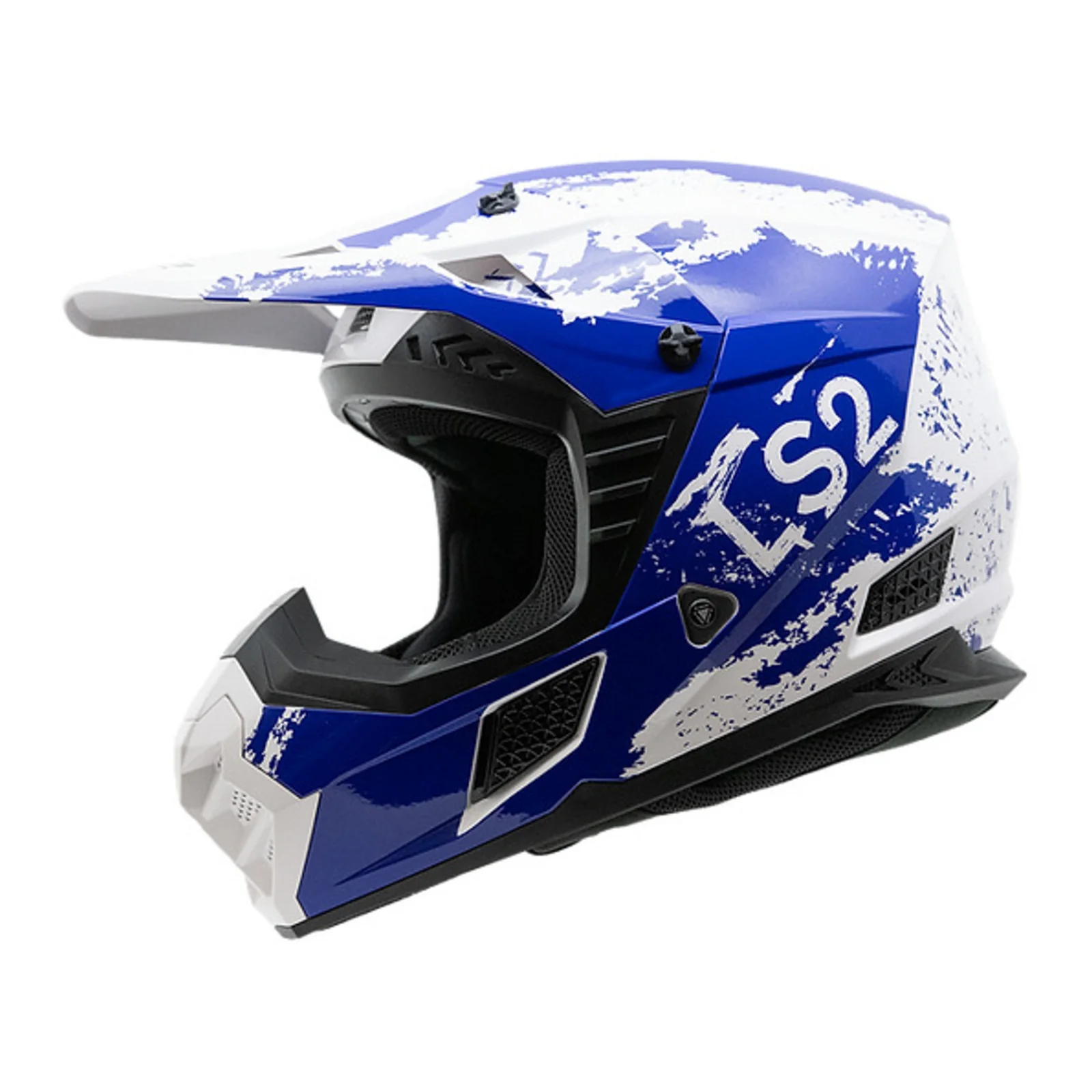 LS2 MX706J COZ Hyde Junior Helmet - Blue / White 06 - Image 2
