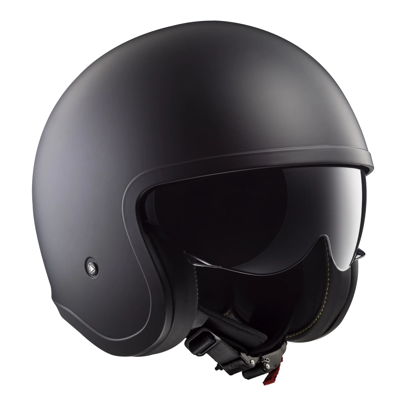 LS2 OF599 Spitfire II Helmet - Matte Black 06 - Image 7