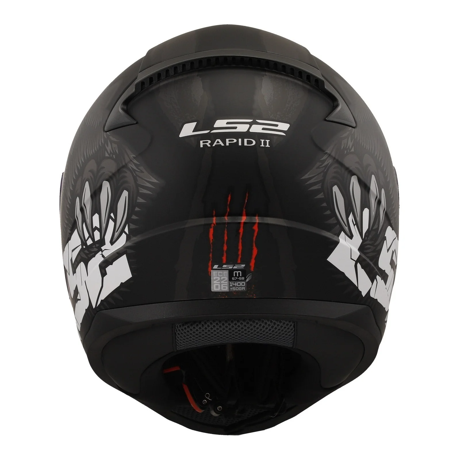 LS2 FF353 Rapid II Claw Helmets - Black 06 - Image 4