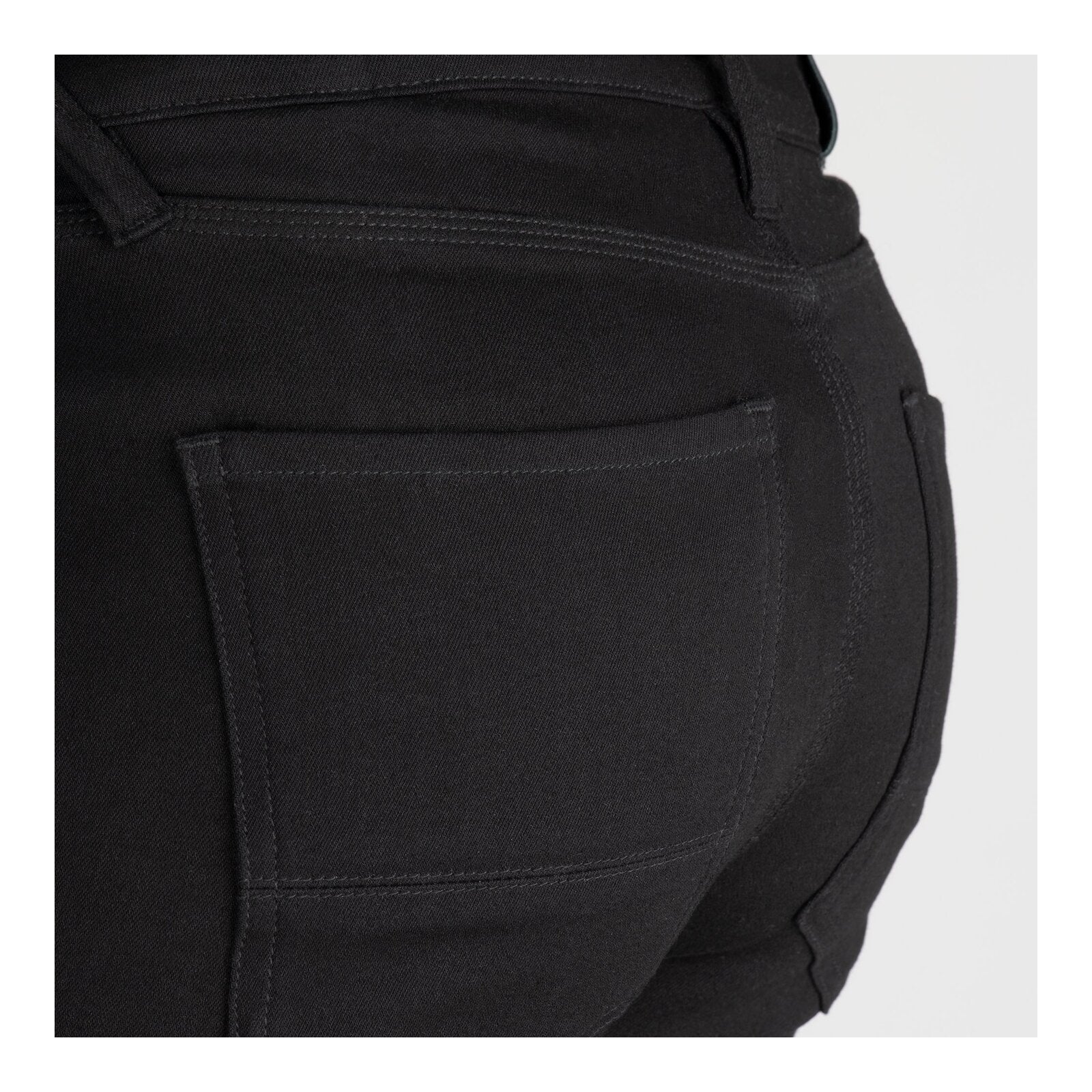 Oxford Super Stretch Men's Jeans - Black (Short) - Image 4