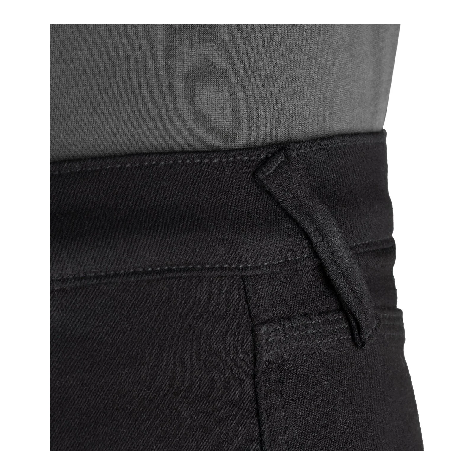 Oxford Super Stretch Men's Jeans - Black (Short) - Image 8