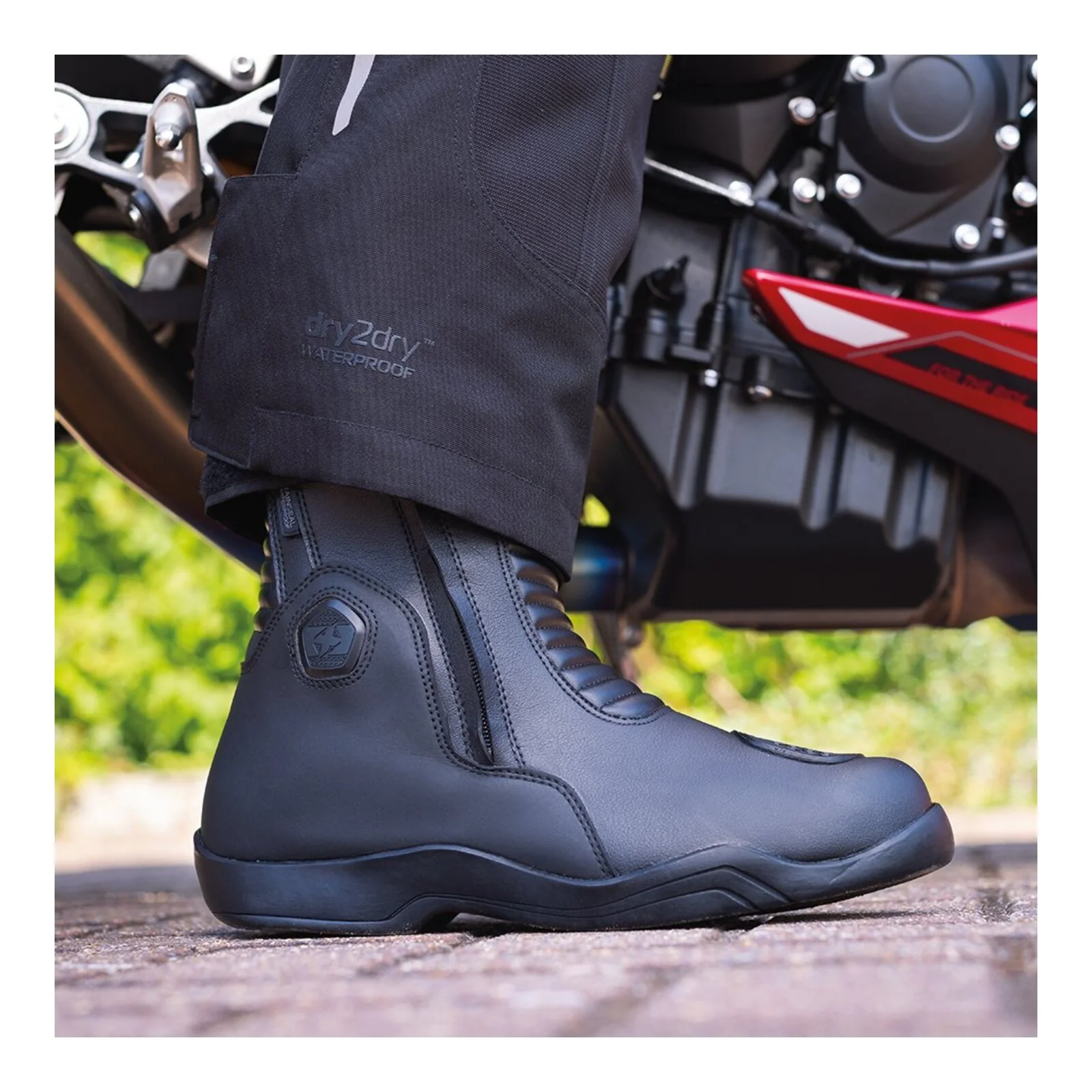 Oxford Hunter Twin ZIP MS Boot - Black - Image 9