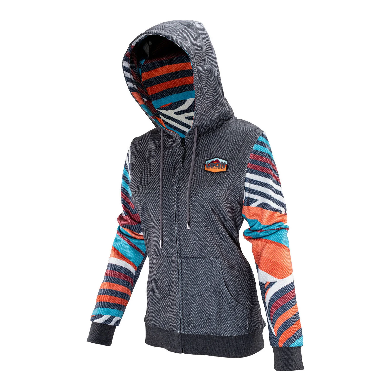 Leatt Premium Zip Hoodie - Stripes - Image 2