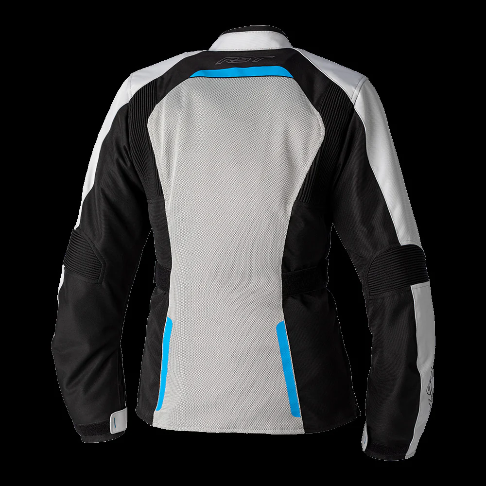 RST AVA Women's Textile Jacket WP Silver Blue - Image 3