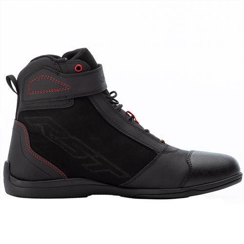 RST Motorcycle Sneaker Boot Frontier CE Men Black / Red - Image 4