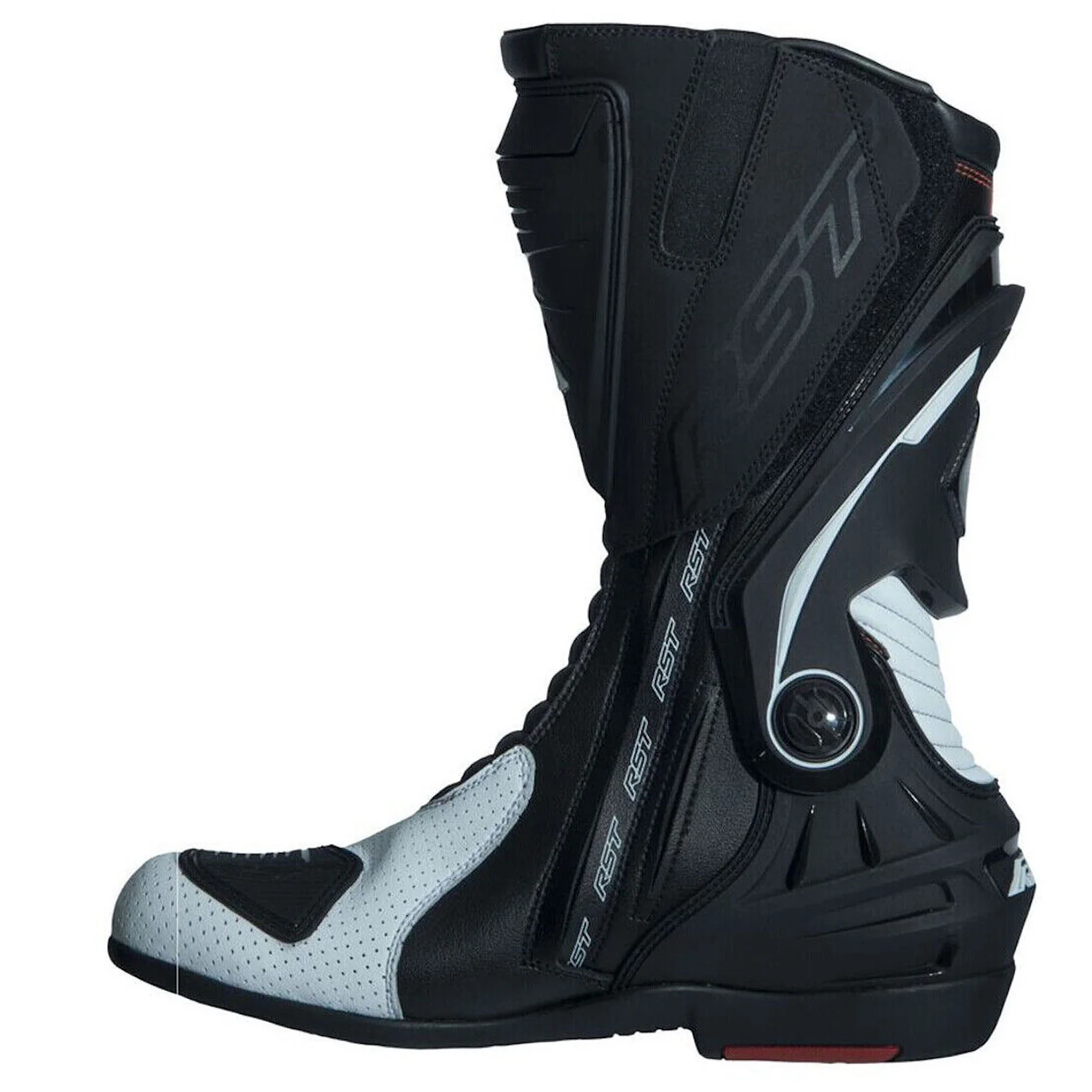 Rst Tractech Evo 3 Sports Motorcycle Boots Premium Quality Black White - Image 3