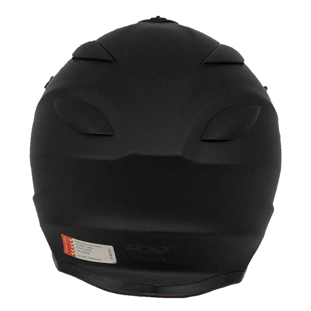 Sector Wrath Motorcycle Helmet Matt Black - Image 3