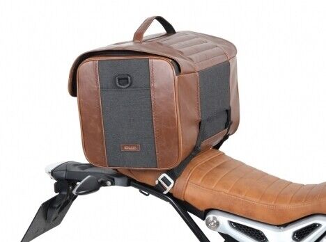 Shad SR28 Cafe Racer Retro Tail Bag Brown 27L - Image 3