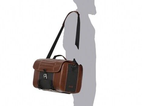 Shad SR28 Cafe Racer Retro Tail Bag Brown 27L - Image 6