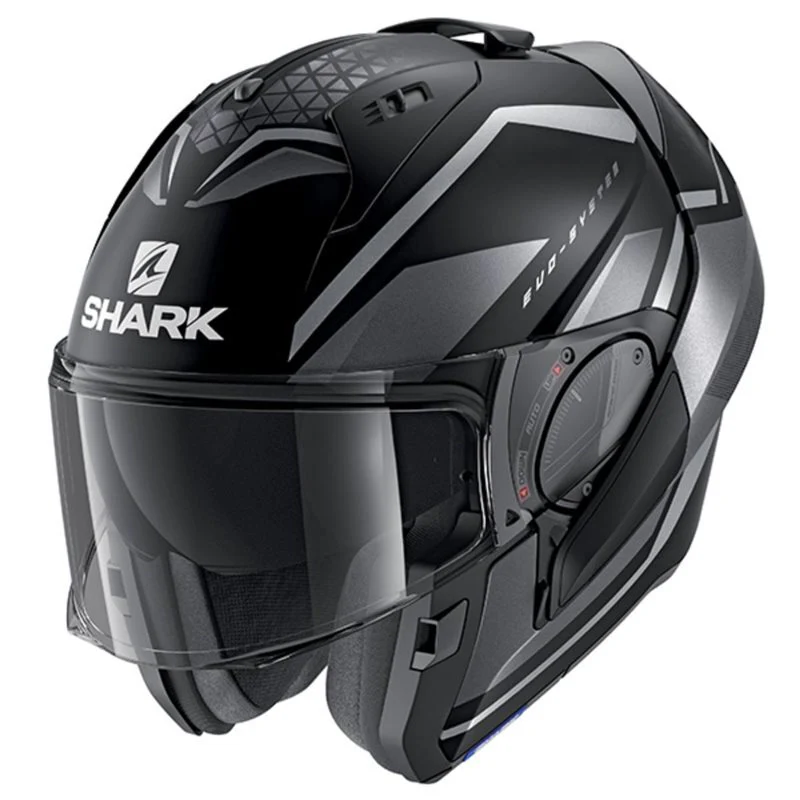 Shark Helmet Matt Evo-ES Yari Grey/Black - Image 4