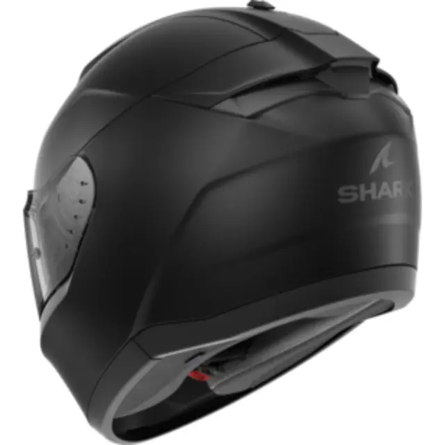 Shark Motorcycle Helmet Ridill 2 Blank Matt Black - Image 3