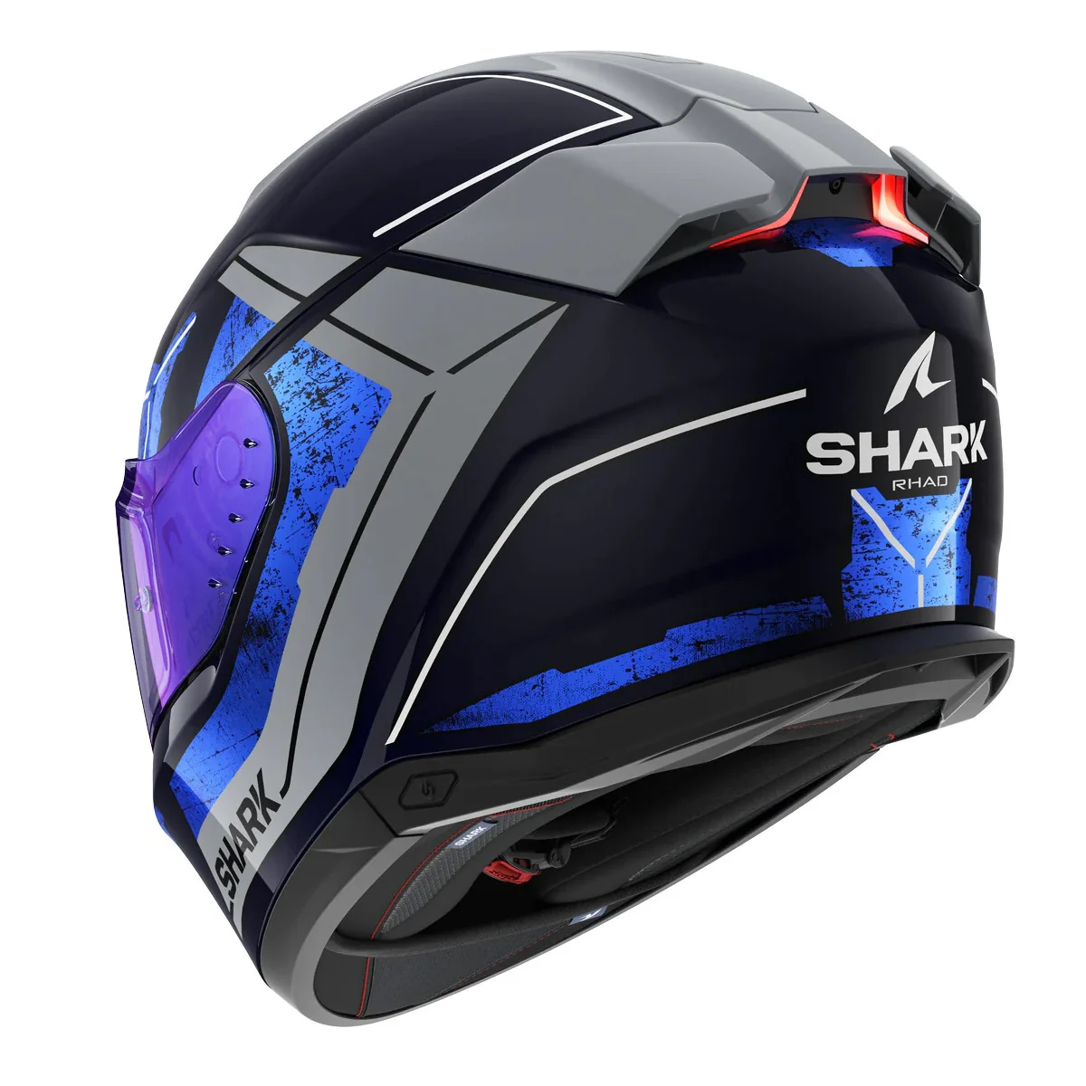 Shark Skwal i3 Rhad Motorcycle Helmet Blue - Image 3