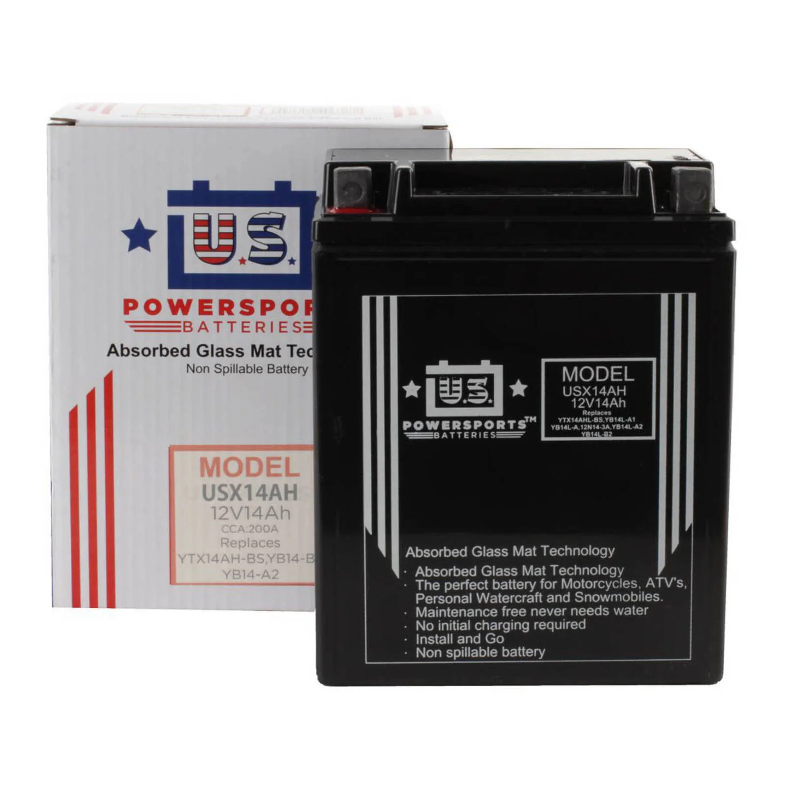USPS AGM Battery - USX14AH-BS - Image 5