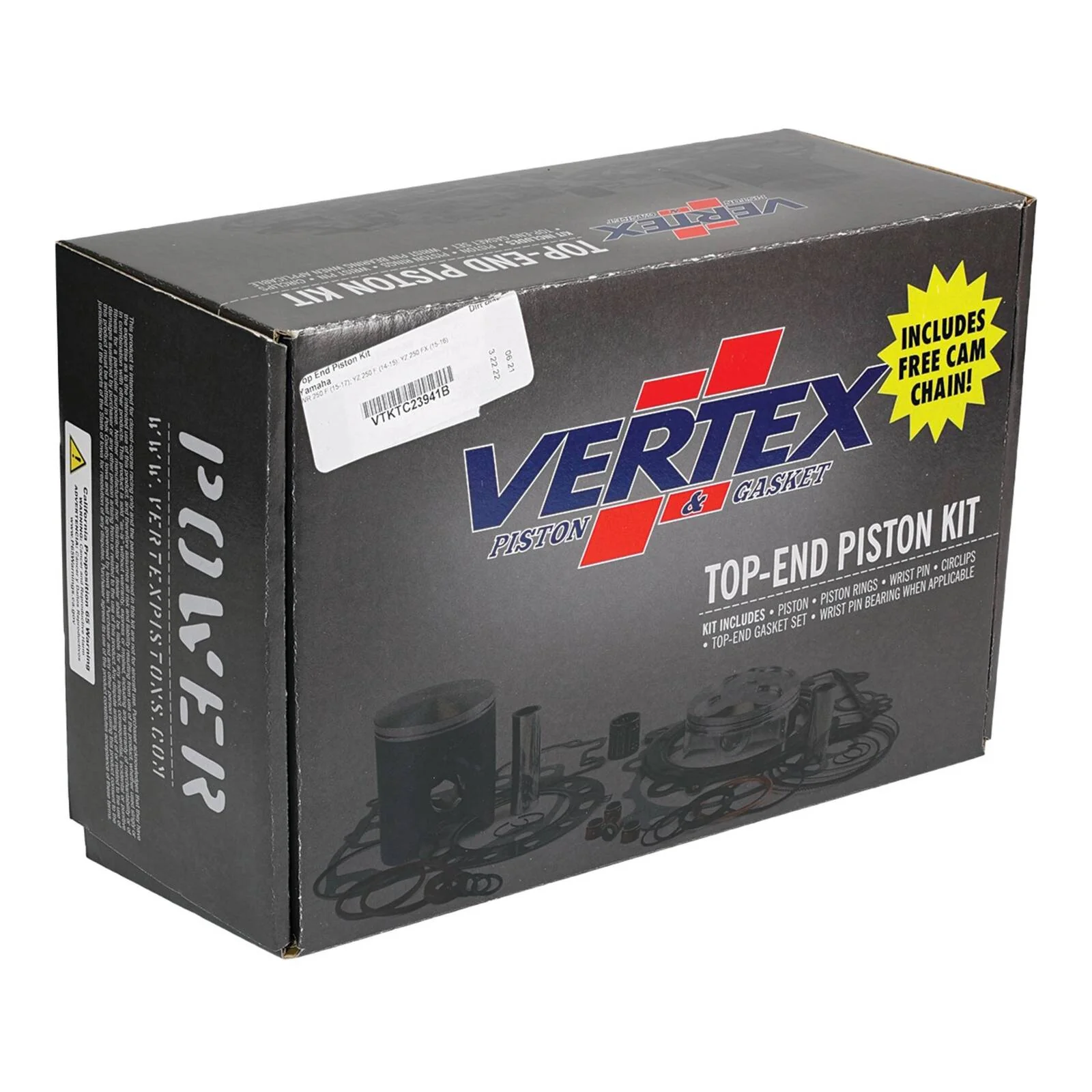 Vertex Top End Rebuild Kit - Forged Piston (B) - Image 5