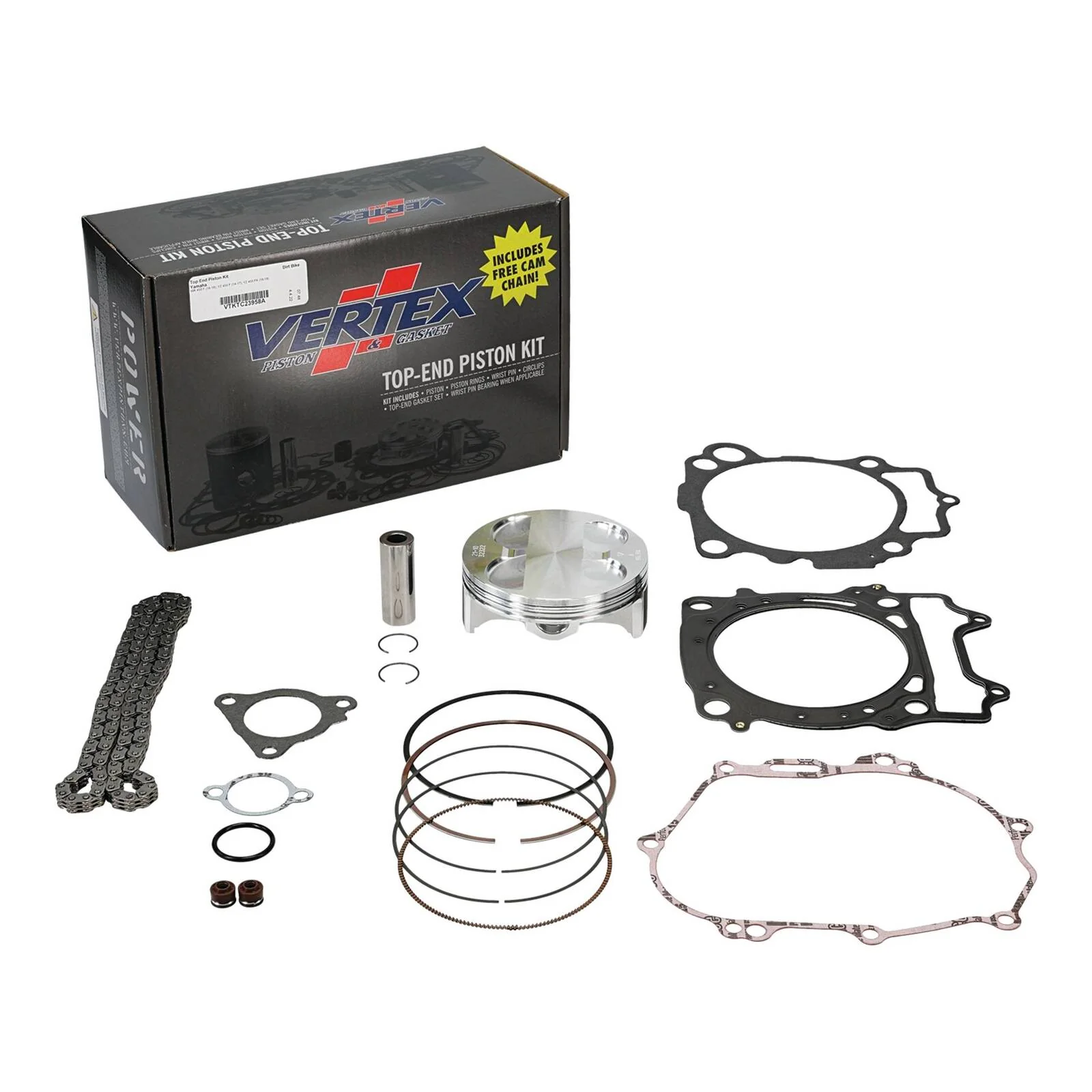 Vertex Top End Rebuild Kit - Forged Piston (A) - Image 2