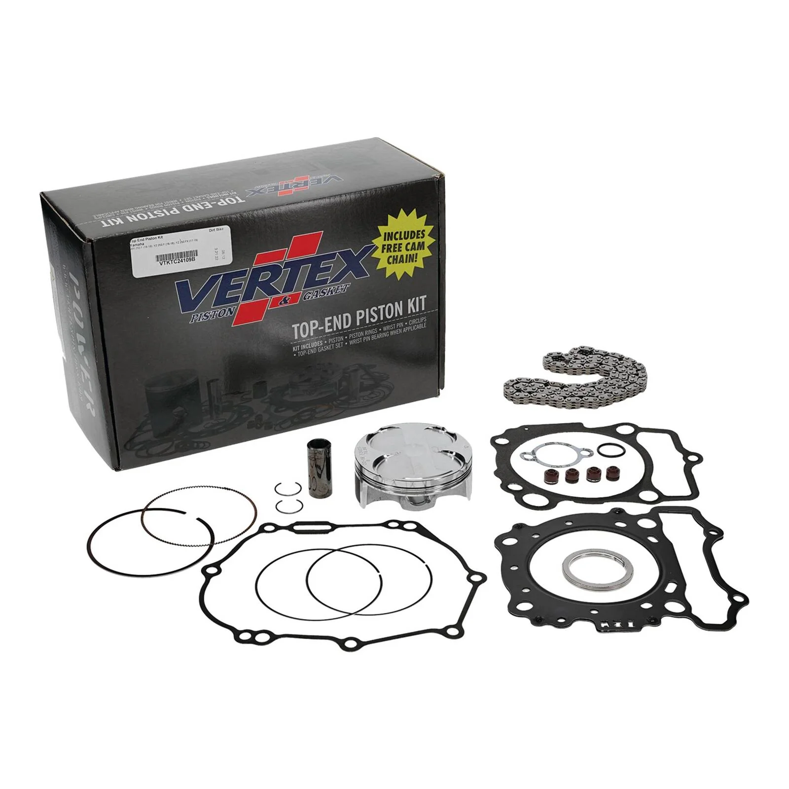 Vertex Top End Rebuild Kit - Forged Piston (B) - Image 2