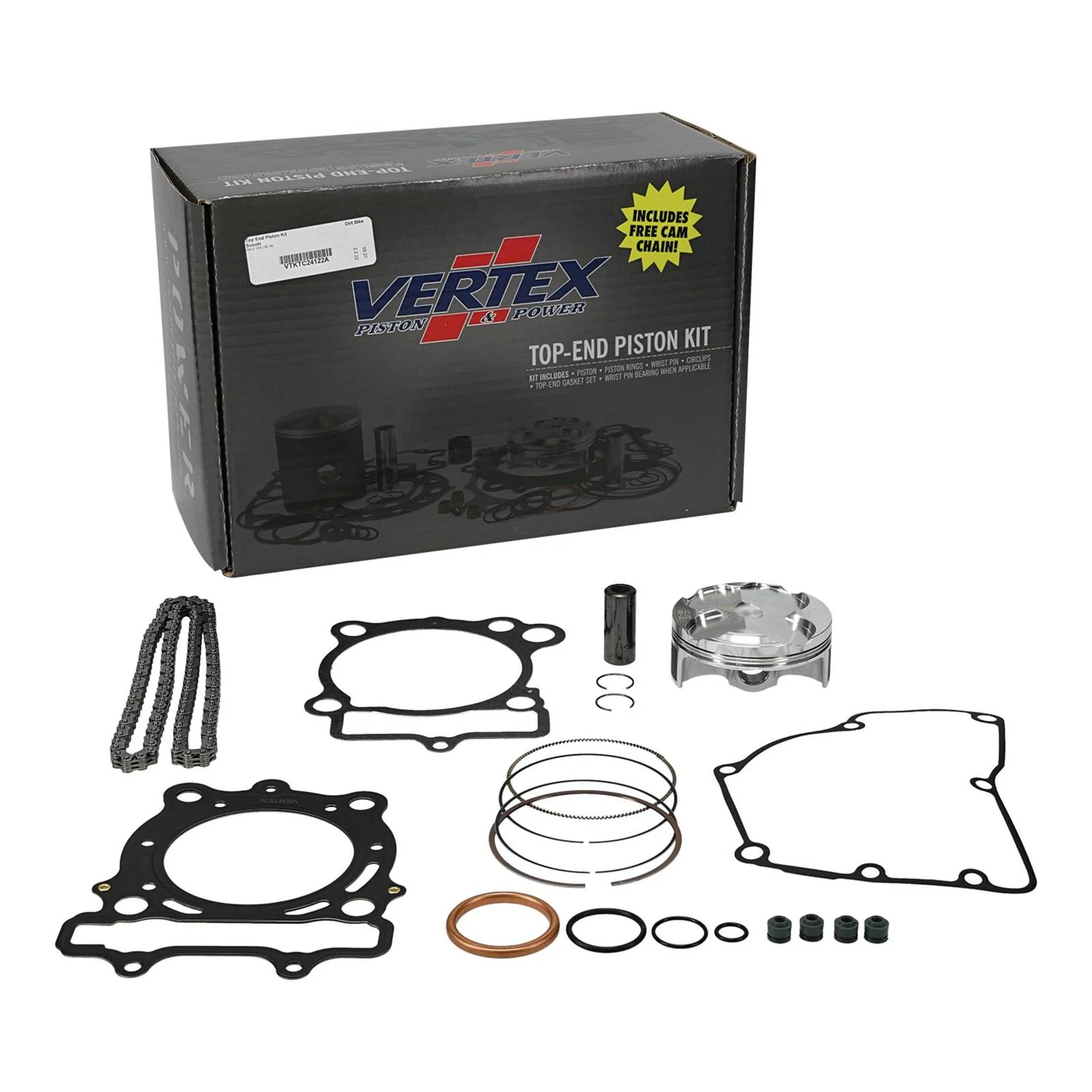 Vertex Top End Rebuild Kit - Forged Piston (A) - Image 2