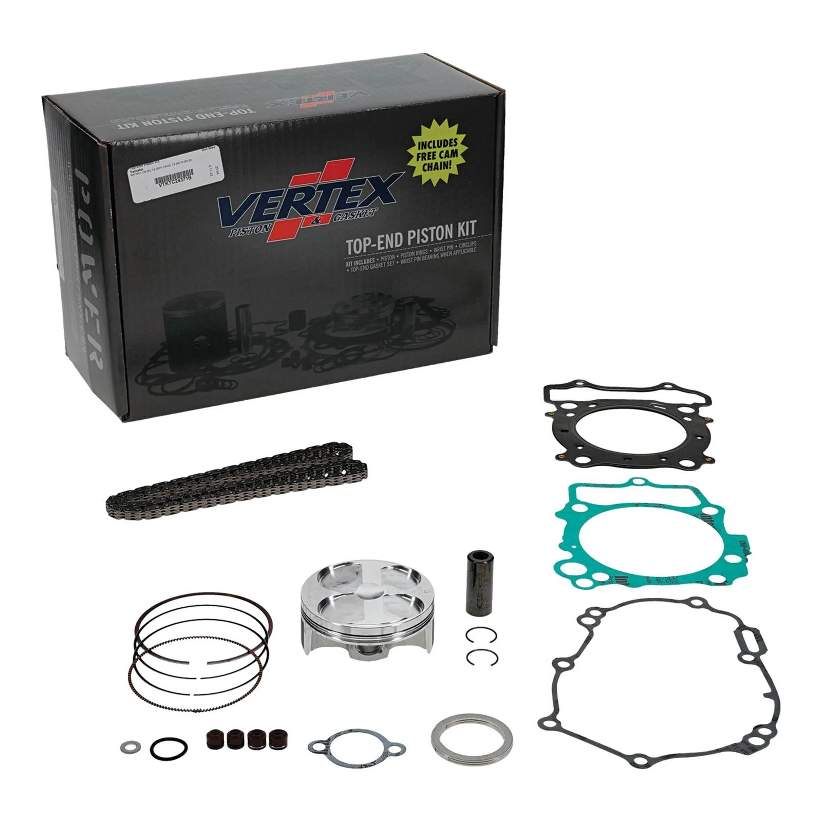 Vertex Top End Rebuild Kit - Forged Piston (B) - Image 2