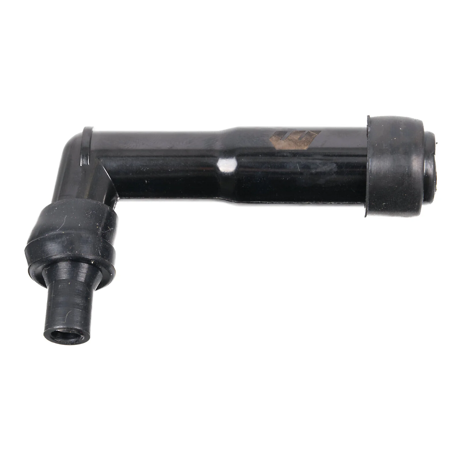 Whites Spark Plug Cap - Replaces XB05F - Long Right Angle - Black - Image 2