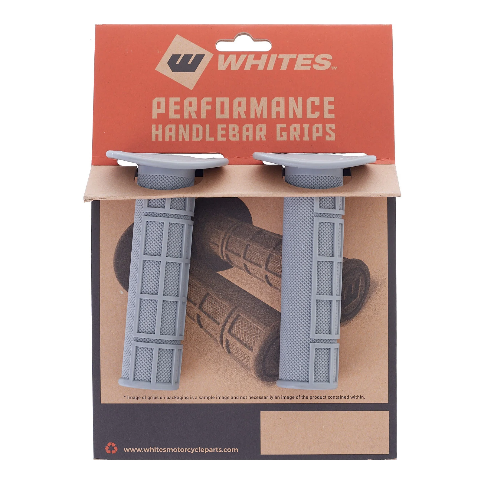 Whites MX Half Waffle Grip - Grey - Image 2