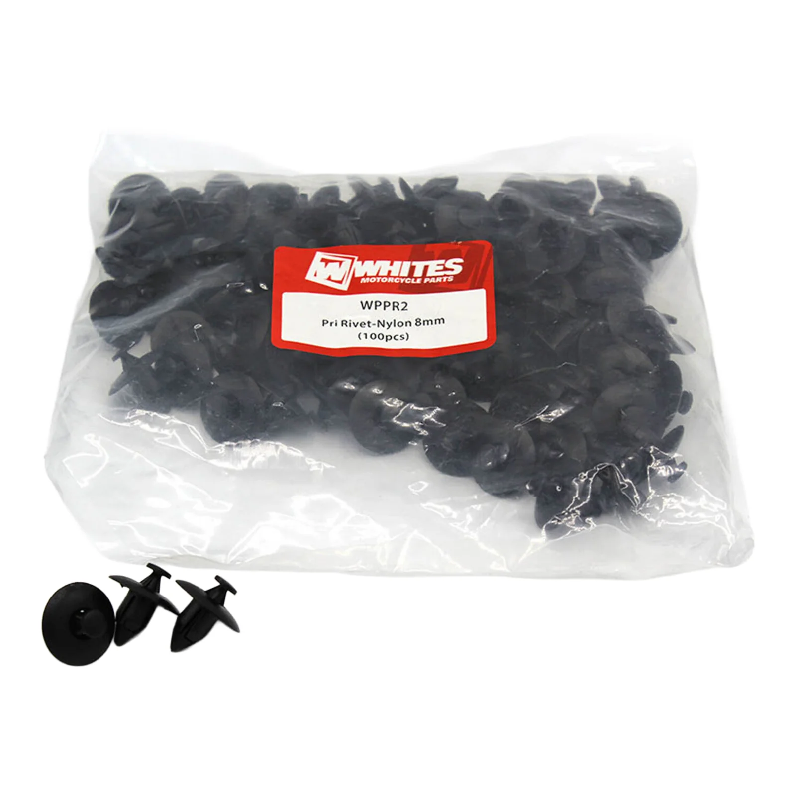Whites Nylon Pry Rivets - 8mm (100 Pack) - Image 2