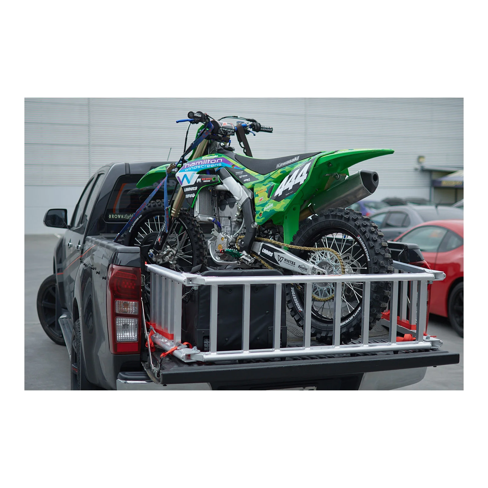 Whites Alloy Tailgate Folding Ramp 223x35cm 318kg Rated - Image 8