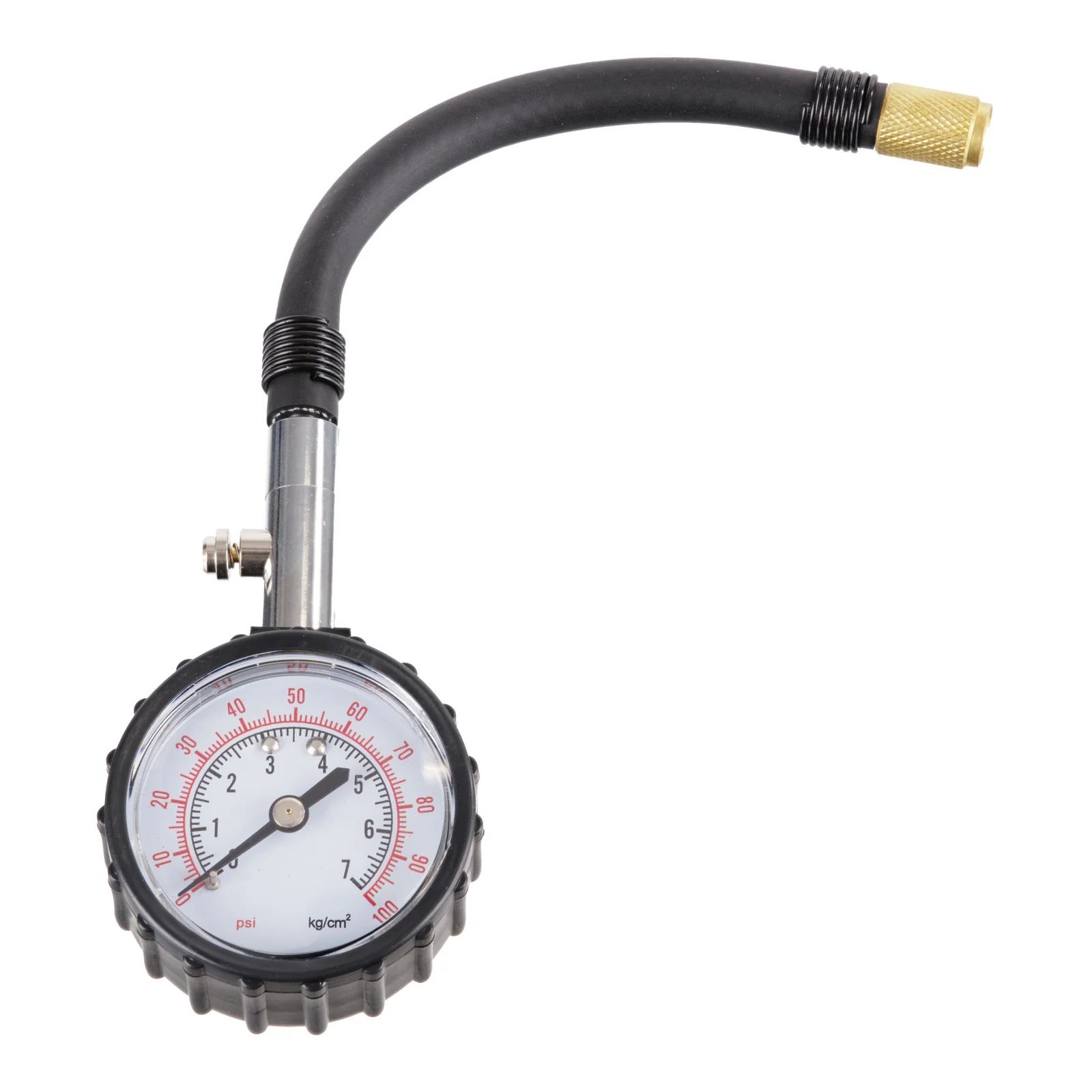 Whites Analogue Tyre Pressure Gauge 0-60 PSI - Flexible Hose - Image 2