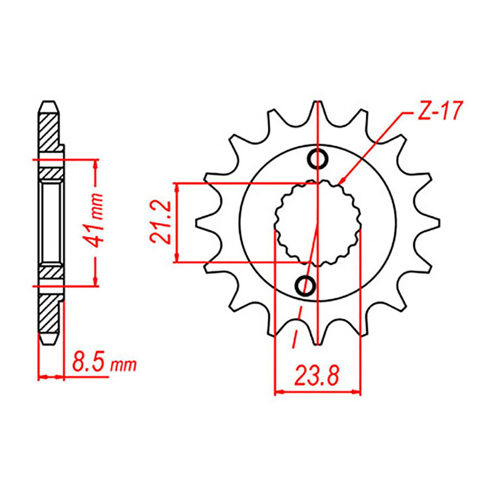 XAM Sprocket Kit Honda XR400 X-Ring 15/45 - Image 3