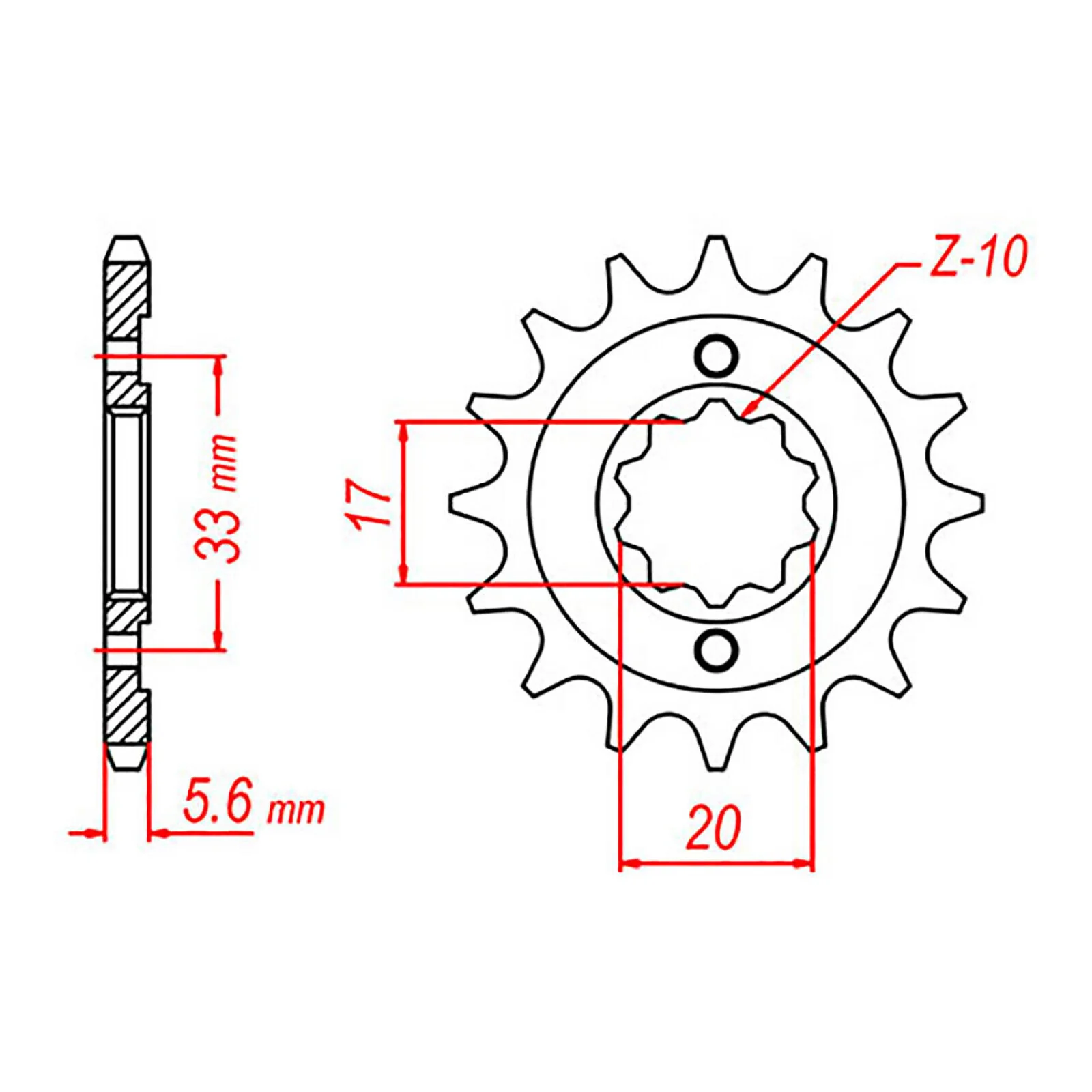 XAM Sprocket Kit Kawasaki KX250F '04-'05 /RMZ250 X-Ring Gold 13/48 - Image 3