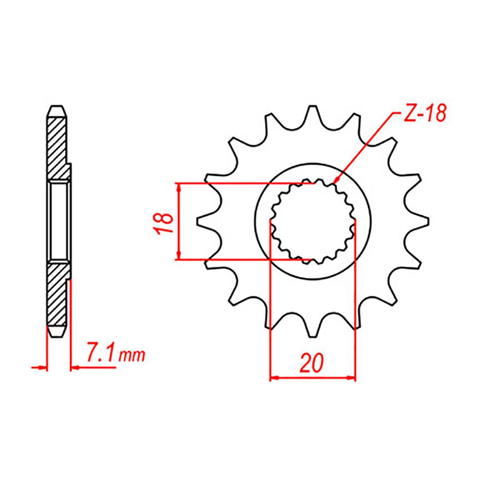 XAM Sprocket Kit Suzuki RM125 NSDCG2 12/49 - Image 3