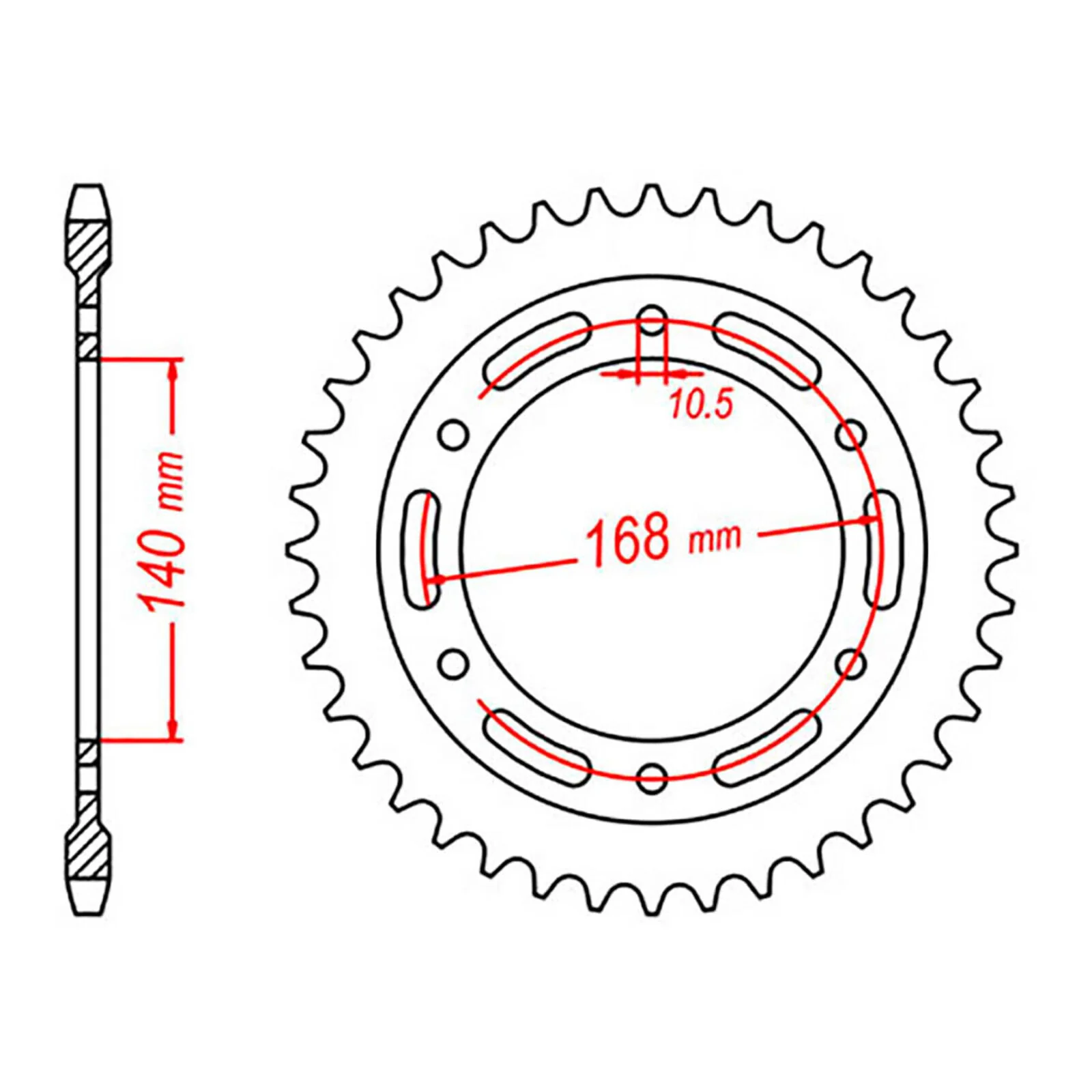 XAM Sprocket Kit BMW F700GS '13-'16 - 525AX 17/42 - Image 4