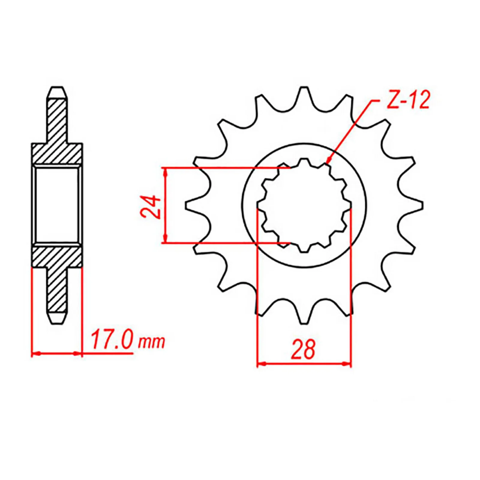 XAM Sprocket Kit Honda CBR600 '97/'98 X-Ring 15/43 - Image 3