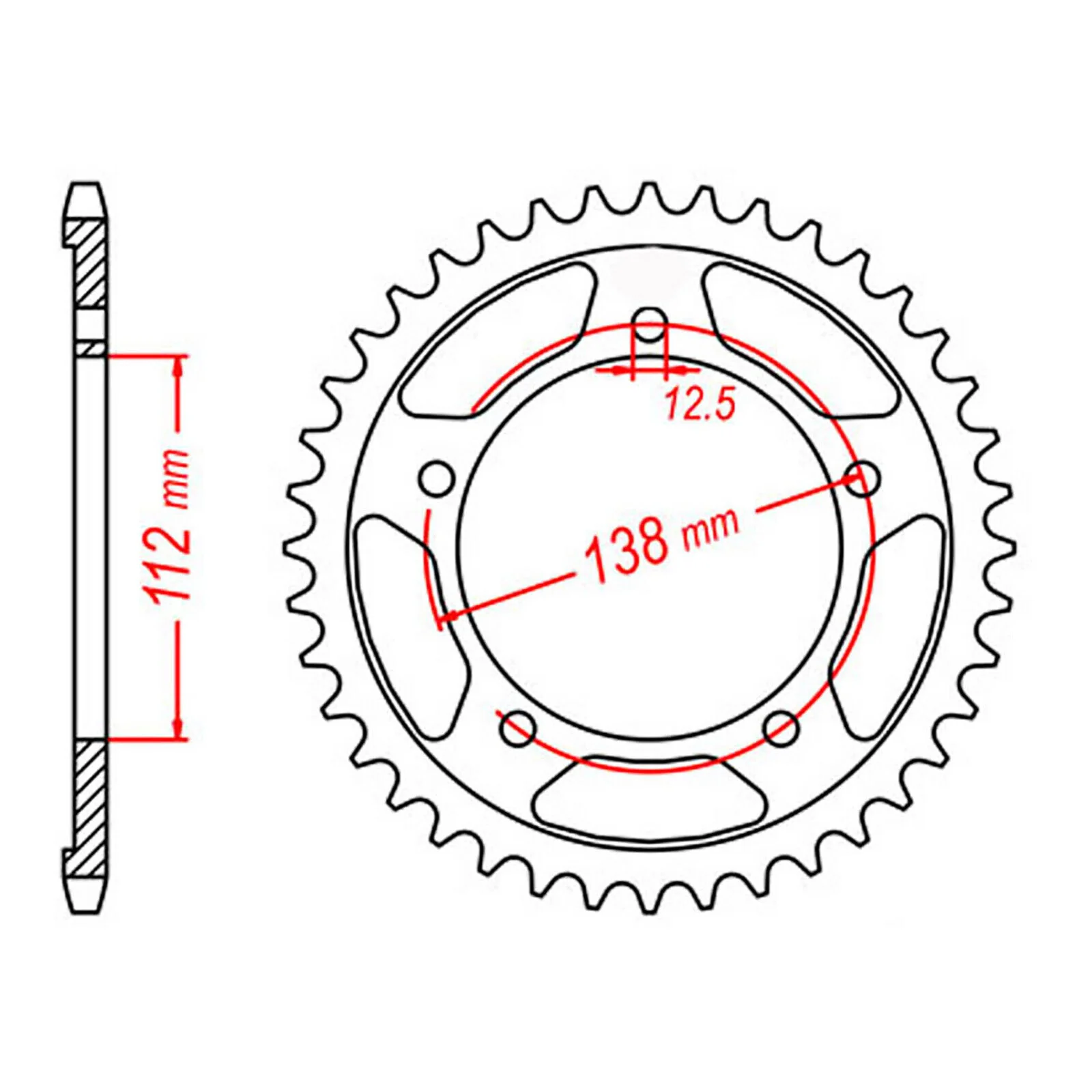 XAM Sprocket Kit Honda CBR600 '97/'98 X-Ring 15/43 - Image 4