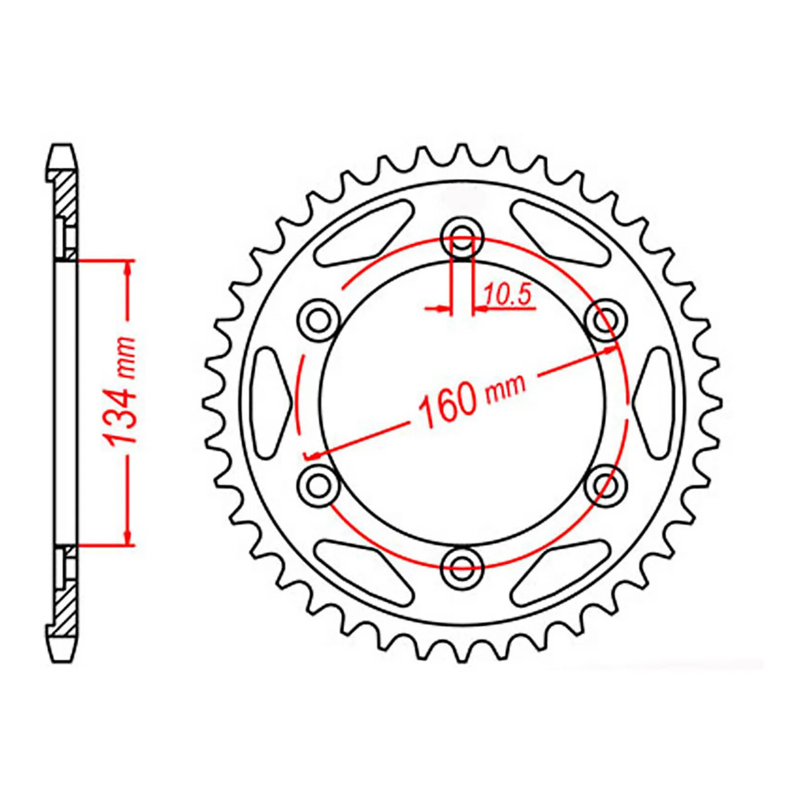 XAM Sprocket Kit Honda CBR1000RR '08-'15 X-Ring 16/42 - Image 4