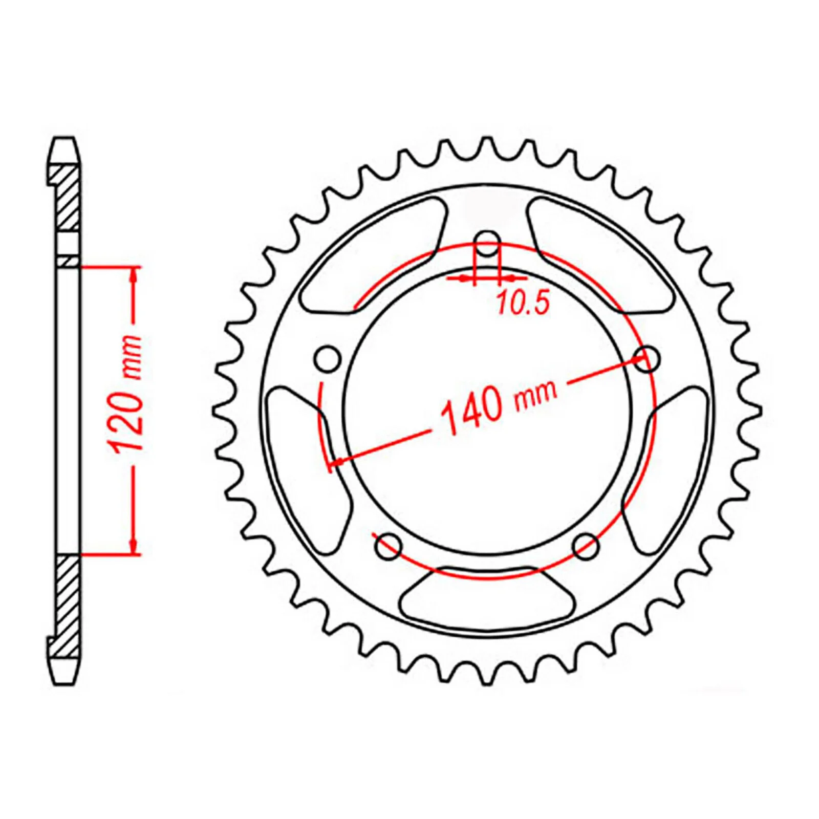 XAM Sprocket Kit Suzuki DL650 V-Strom 2020 - 525AX 15/47 - Image 4