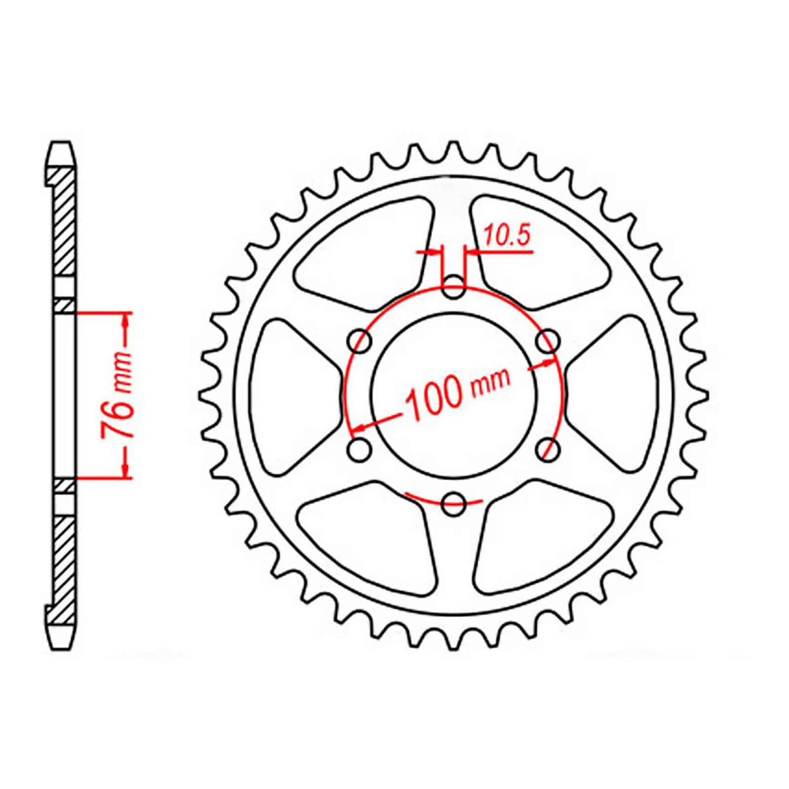 XAM Sprocket Kit Suzuki GSXR1100 '89-'92 (530conv) X-Ring 15/48 - Image 4